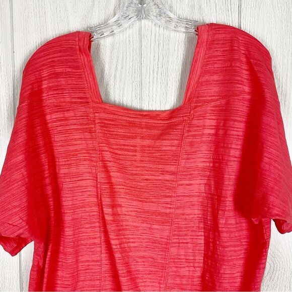 Anthropologie | Coral Deedee Dolman Sleeved Square Neck Top Size Medium - Picture 4 of 6